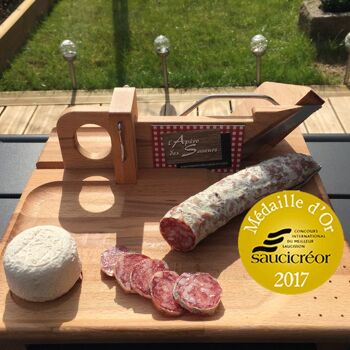 Saucisson sec au fromage de chèvre 2