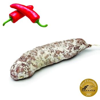 Saucisson sec au Piment d'Espelette 160-180g 1