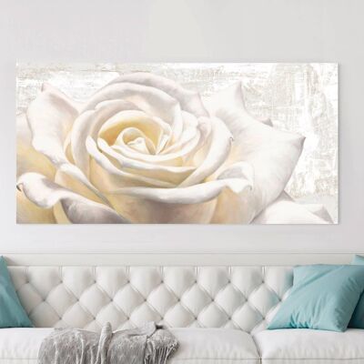 Peinture minable, sur toile : Jenny Thomlinson, White Rose