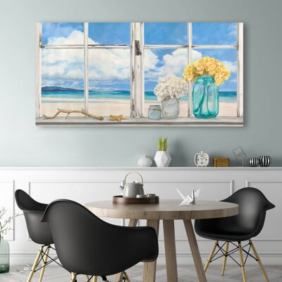 Ocean View Museum Quality Canvas: Remy Dellal, Ocean View