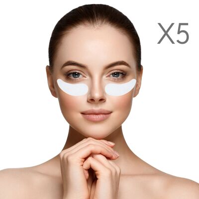 Pack of 5 Hydrating Konjac Eye Contour Masks - different models to choose from
