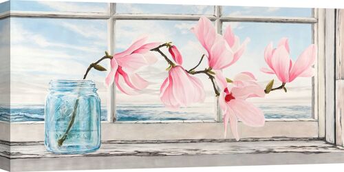 Quadro moderno su tela: Remy Dellal, Fiori di magnolia