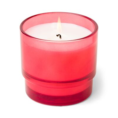 Al Fresco 198g Red Juice Glass Candle - Rosewood Vanilla