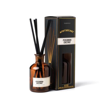 Apothecary Diffuseur en Verre Ambré 88 ml - Kaki et Châtaigne