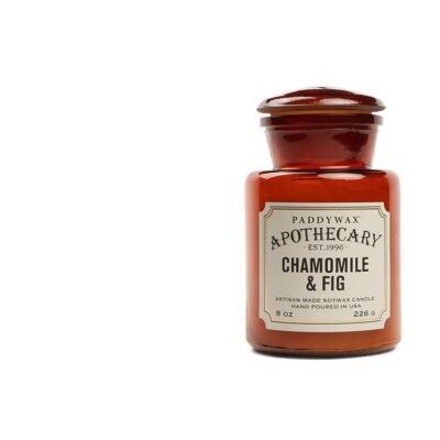 Apothecary 226g Glass Jar Candle - Chamomile + Fig