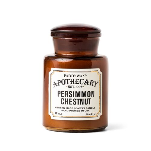 Apothecary 226g Glass Jar Candle - Persimmon Chestnut