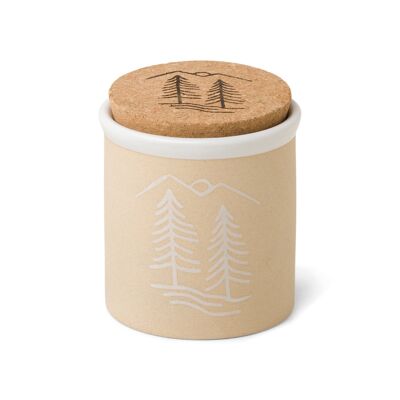 Cypress & Fir 226g White Dune with Tree Artwork