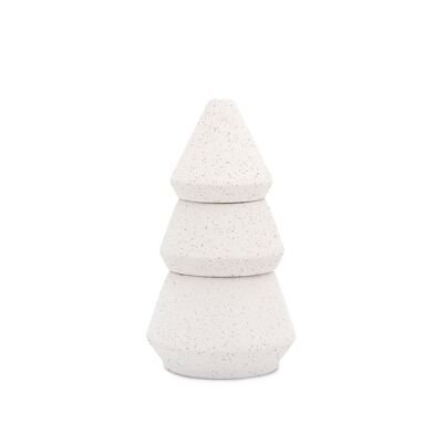 Cypress & Fir - Large White Tree Stack (297g and 155g + Incense Holder)