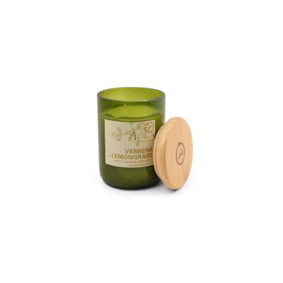 Eco Green 226g Recycled Glass Candle Candle - Verbena + Lemongrass