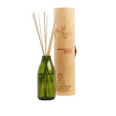 Eco Green 118ml Recycled Glass Diffuser - Bordeaux Fig + Vetiver