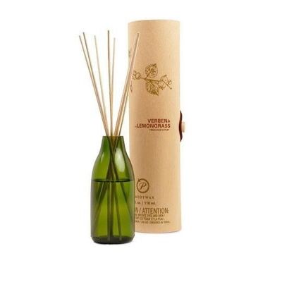 Diffusore in vetro riciclato Eco Green da 118 ml - Verbena + citronella