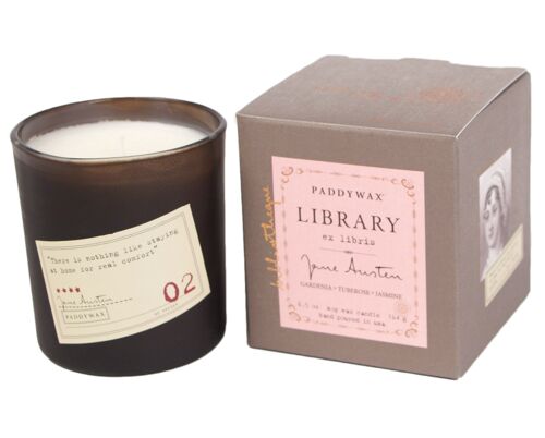 Library 170g Candle - Jane Austen: Gardenia, Tuberose + Jasmine