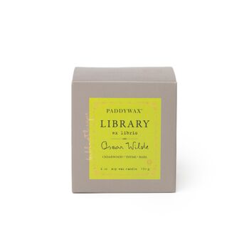 Bougie Bibliothèque (170g) - Oscar Wilde 1