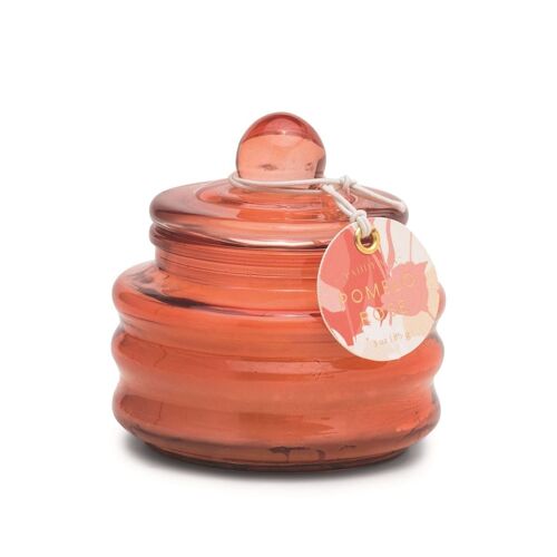 Beam 85g Red Small Glass Vessel And Lid - Pomelo Rose