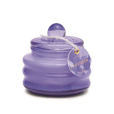 Beam 85g  Lilac Small Glass Vessel And Lid - Lavender