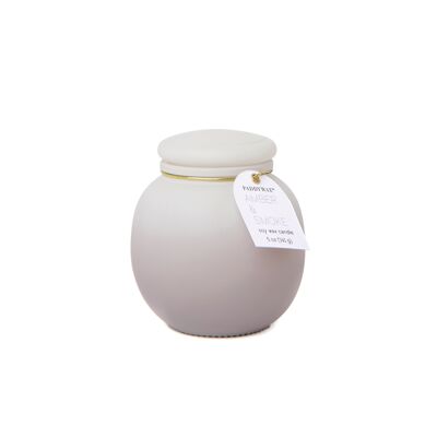 Orb Ombre Glass Candle (141g) - Grey - Amber & Smoke