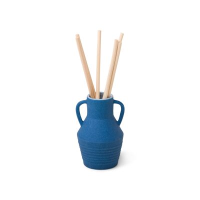 Santorini 118ml Blue Ceramic Diffuser - Blue Agave