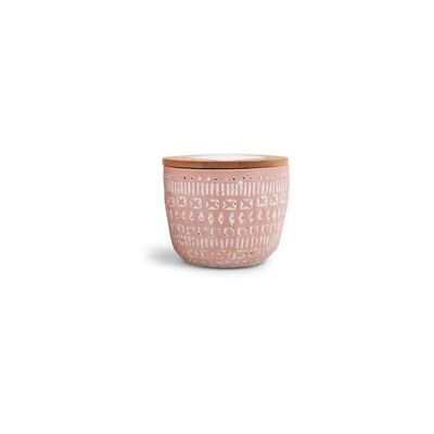 Sonora 85g Terracotta Concrete Candle - Pepper & Pomelo
