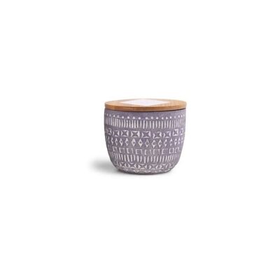 Sonora 85g Purple Concrete Candle - Wildflowers & Birch