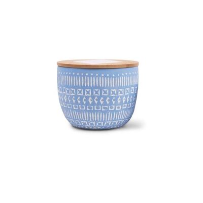Sonora 283g Sky Blue Concrete Candle - Wisteria & Willow