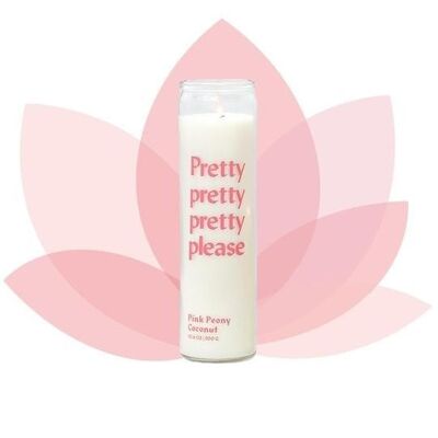 Spark 300 g Kerze – Pretty Pretty Pretty Please – Pink Peony Coconut