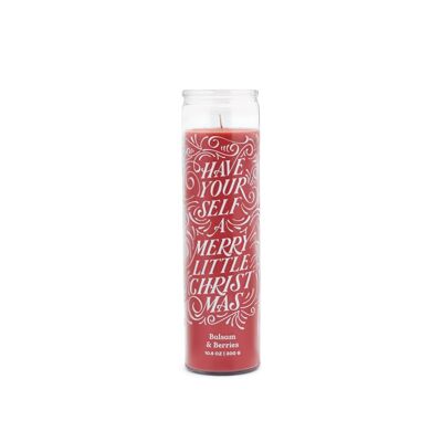 Vela Spark 300g - Have Yourself A Merry Little Christmas Balsam + Berries - Cera Roja Con Mecha Autoextinguible