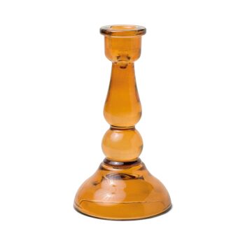 Grand porte-cône en verre ambré