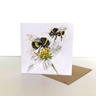Cartolina d'auguri di api