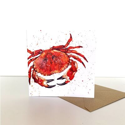 Krabben-Grußkarte
