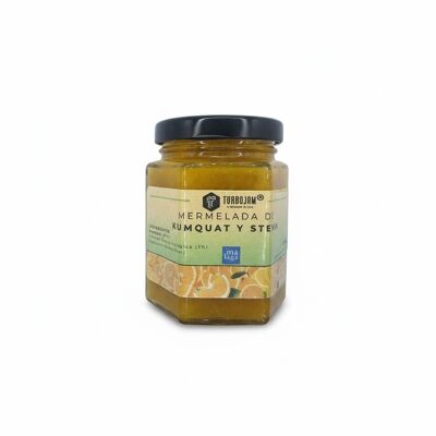 Mermelada Natural de Kumquat 90% Fruta. Sin Azúcar (0%)