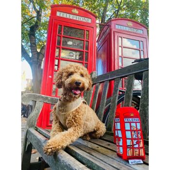 WufWuf Telepaw, jouet en peluche pour chien avec cabine téléphonique rouge de Londres 5