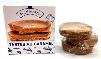 Boite cadeau - 3 tartes caramel individuelles - 3 x 60g 2