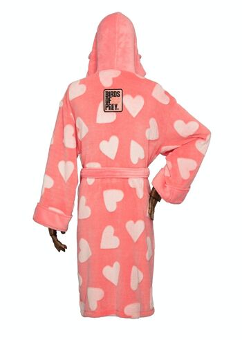 Harley Quinn DC Comics Cosy Hearts Peignoir Rose avec oreilles Femme Taille Unique 4