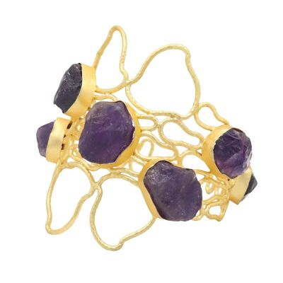 Purple amethyst Ursula bracelet