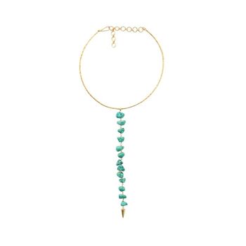 Collier turquoise infini 1