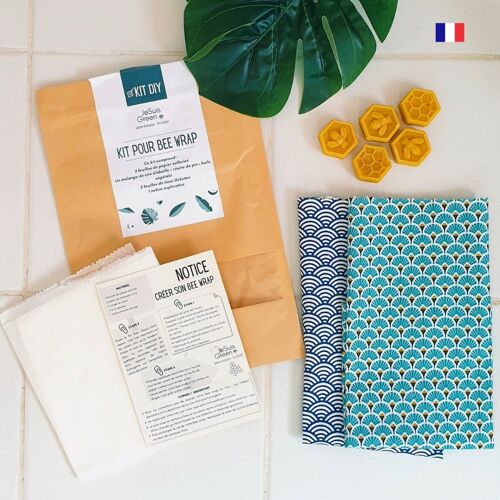 DIY Je fabrique mon Bee Wrap - emballage réutilisables / zéro déchet / cire d'abeille / écologique - Do it yourself