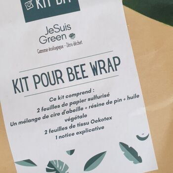 DIY Je fabrique mon Bee Wrap - emballage réutilisables / zéro déchet / cire d'abeille / écologique - Do it yourself 2