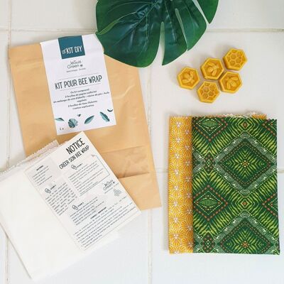 DIY I make my Bee Wrap - reusable packaging / zero waste / beeswax / ecological - Do it yourself