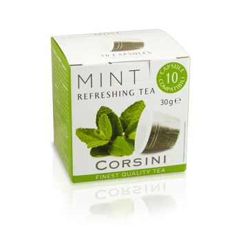 Capsules de thé à la menthe compatibles Nespresso® | Pack contenant 10 pièces 1