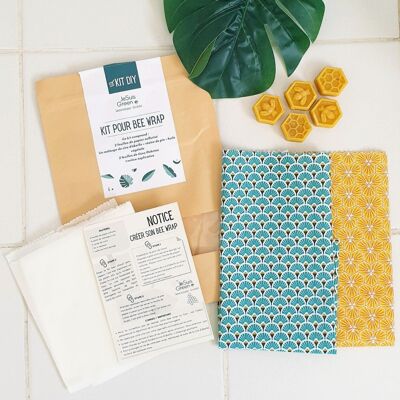 DIY I make my Bee Wrap - reusable packaging / zero waste / beeswax / ecological - Do it yourself