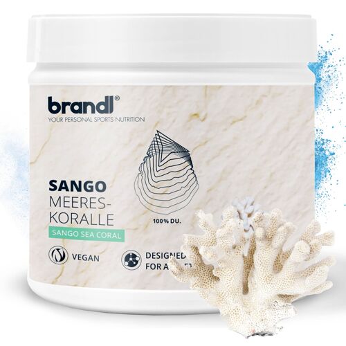 brandl® Sango Meereskoralle Kapseln | Calcium Magnesium 2:1 Verhältnis | Unabhängig laborgeprüft