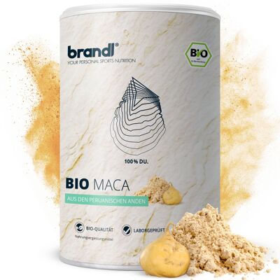 brandl® Maca in polvere biologica dal Perù (polvere di maca) | Premium Macca in polvere dalla radice di Maca