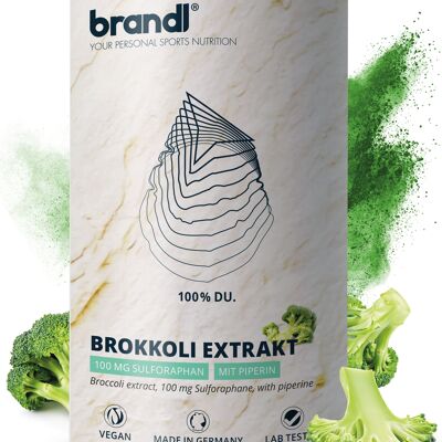 Brandl® Superfood Greens poudre avec ashwagandha, poudre de spiruline, gingembre, pousses de brocoli et bien plus encore.