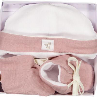 COFFRET MATERNITÉ VIEUX ROSE