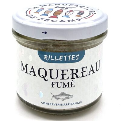 Geräucherte Makrelen-Rillettes