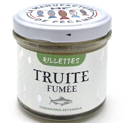 Rillettes de trucha ahumada