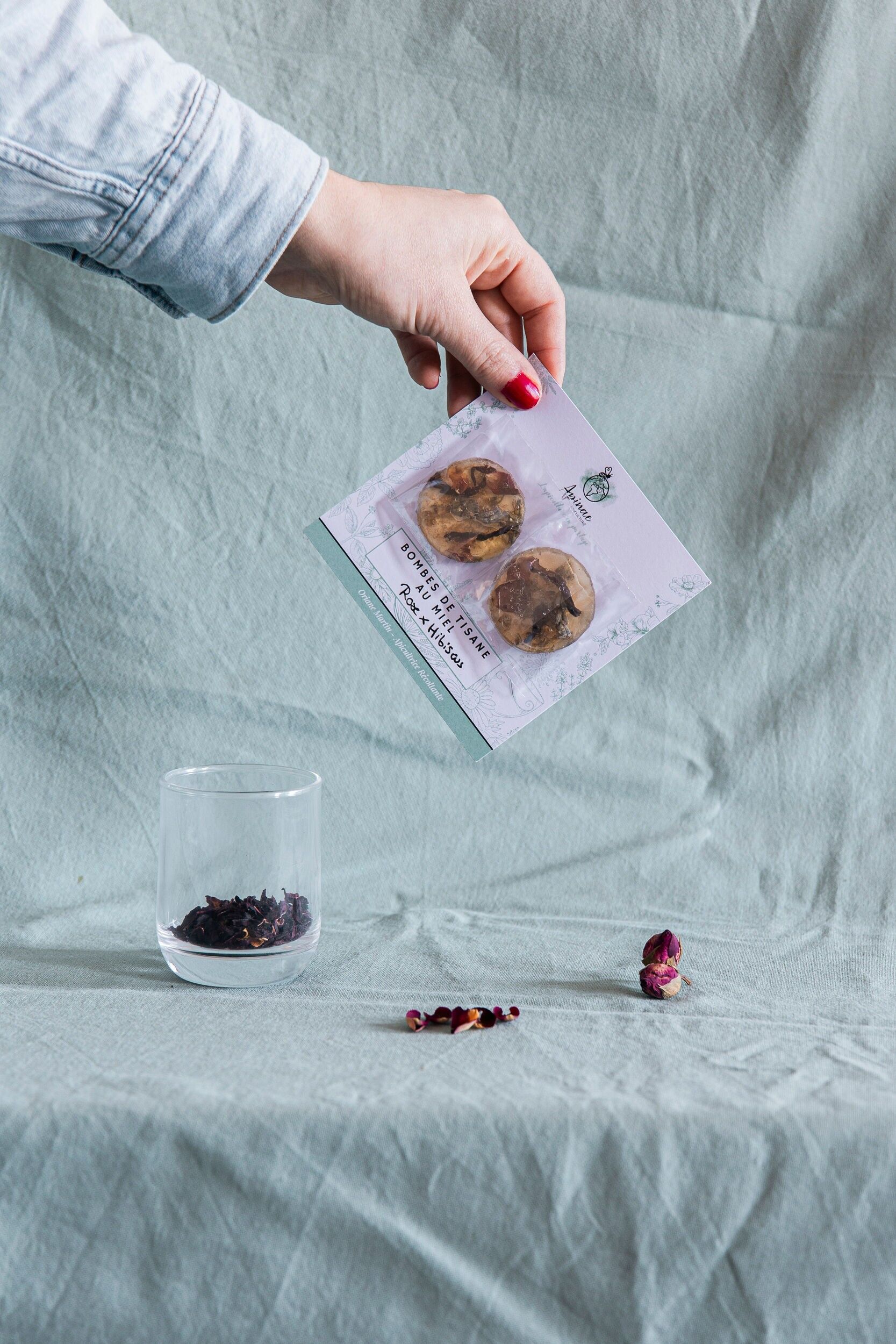 Bomba di tisana - Rose x Hibiscus