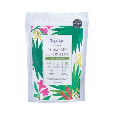 SugaVida Cúrcuma Superblend con Cardamomo