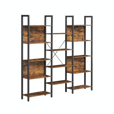 Boekenkast met 14 planken 158 x 24 x 166 cm (L x B x H)