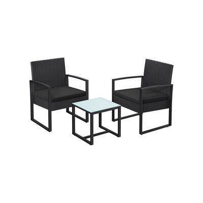 Balkonstoelen met tafel 53 x 57,5 x 76 cm (L x B x H)